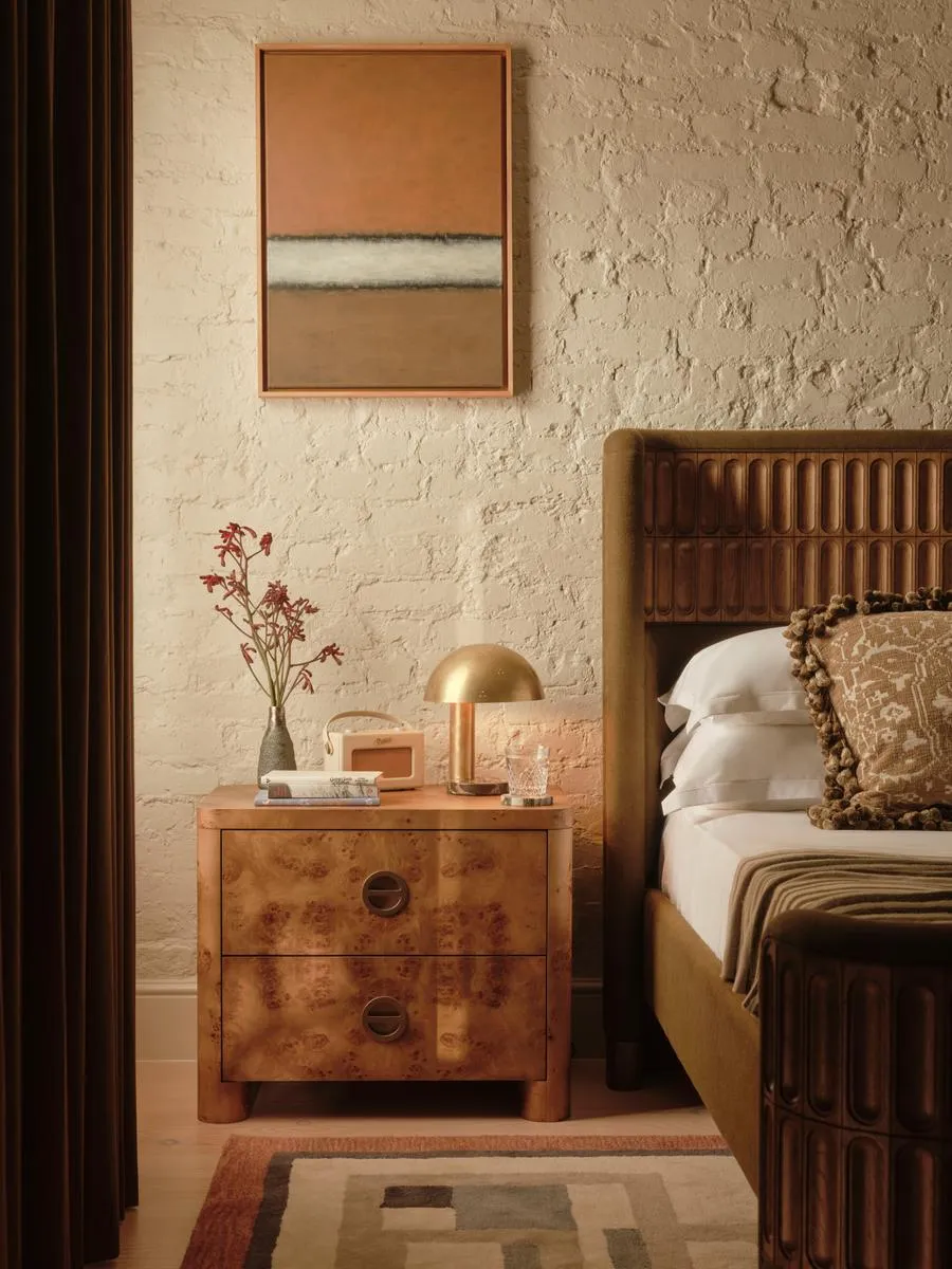 Warwick Large Bedside Table - Mappa Burl product