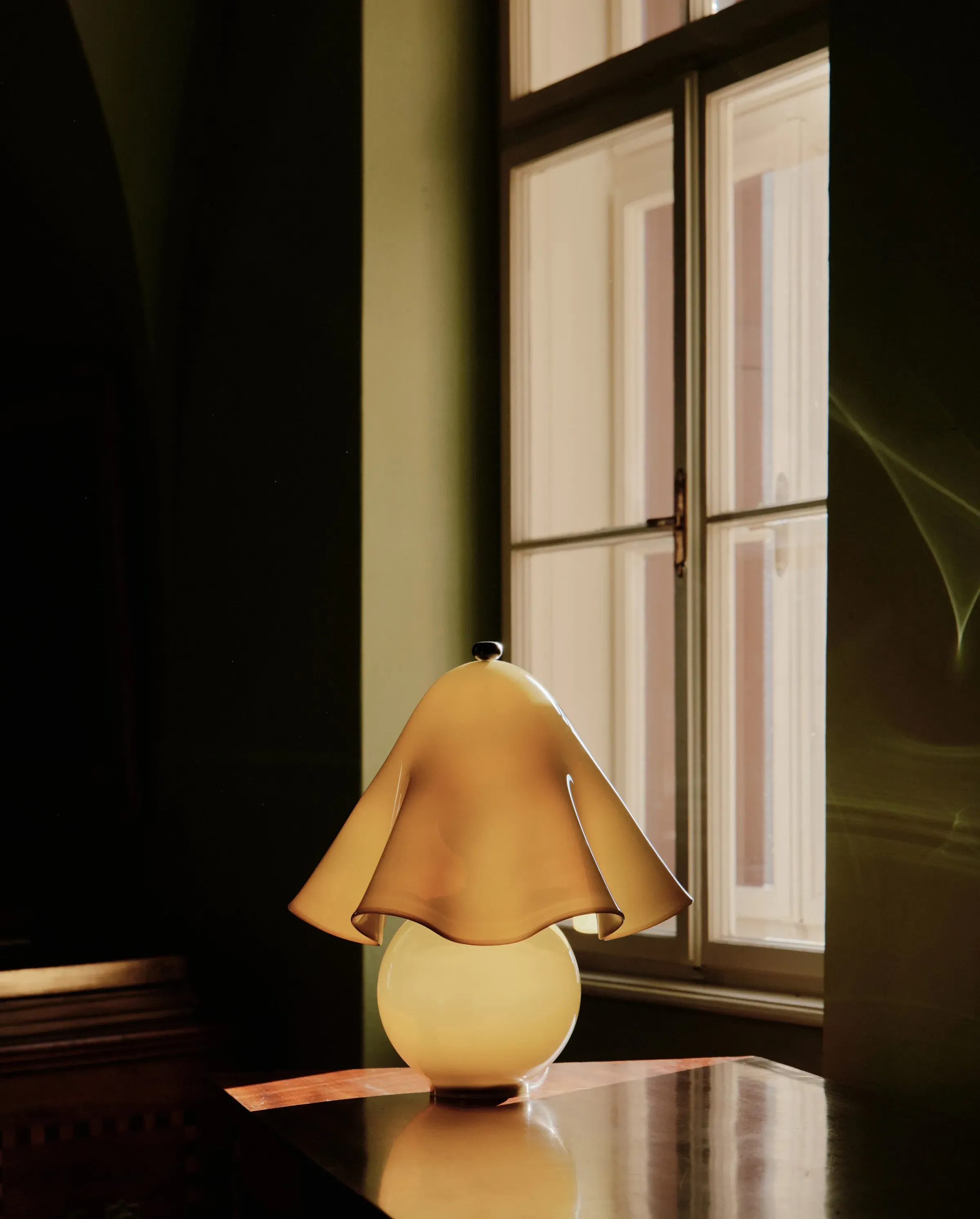 Fazzo Table Lamp - Glass, Brass product