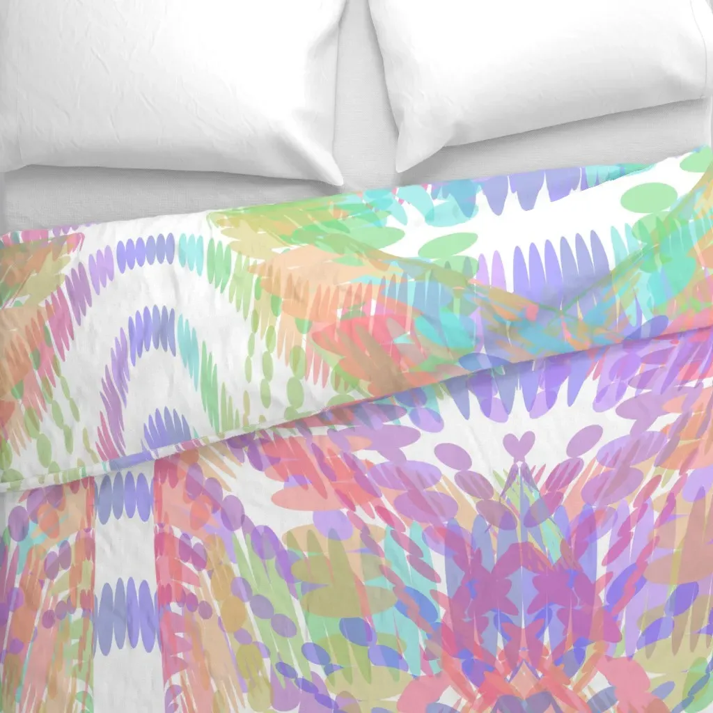 0255 Prism Axis Duvet Cover - Pink alternate view