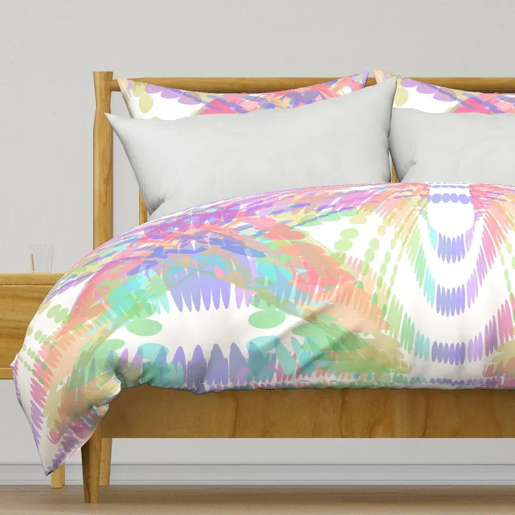 0255 Prism Axis Duvet Cover - Pink product