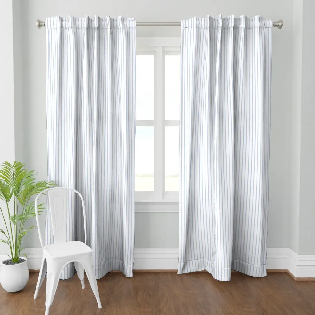 10045C Thin Curtain Panel - Light Blue product