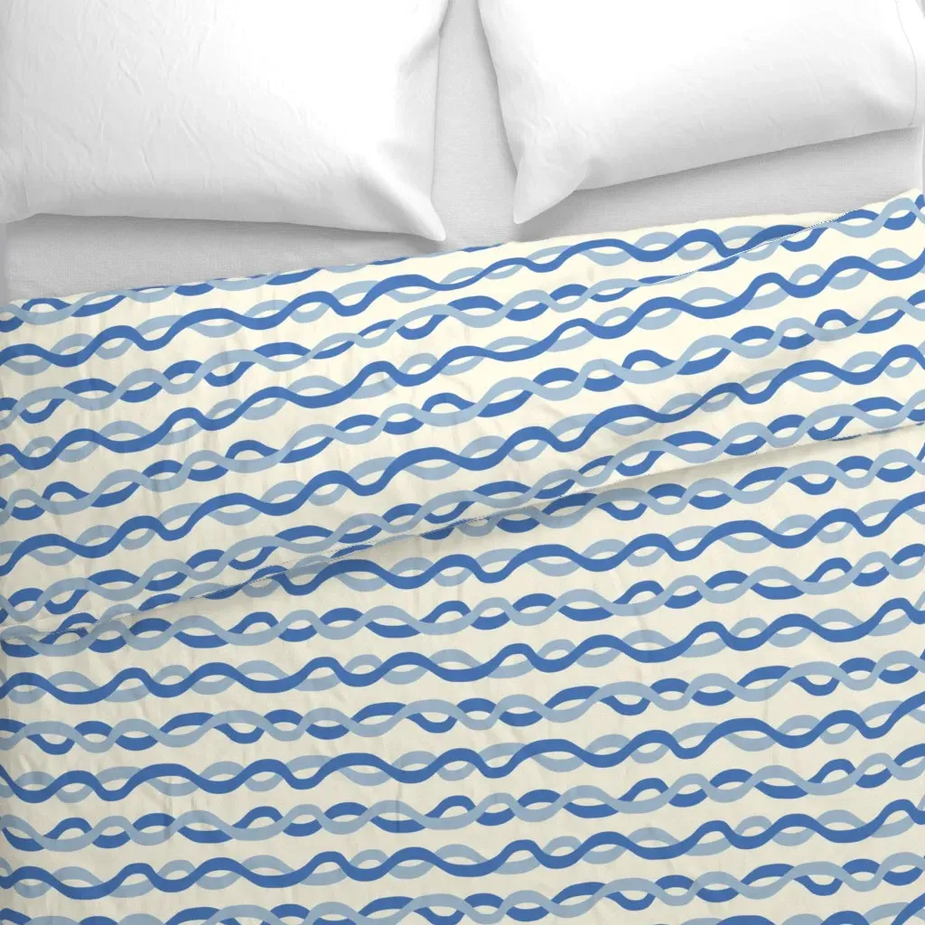1005-Blue2 Duvet Cover - Blue alternate view