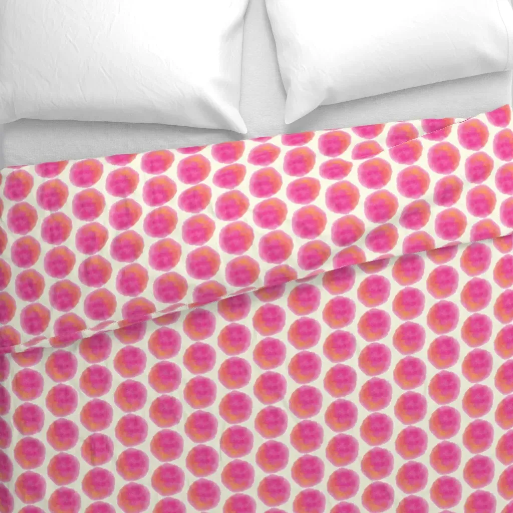 15 05C Jumbo Orange Pink Duvet Cover - Pink alternate view