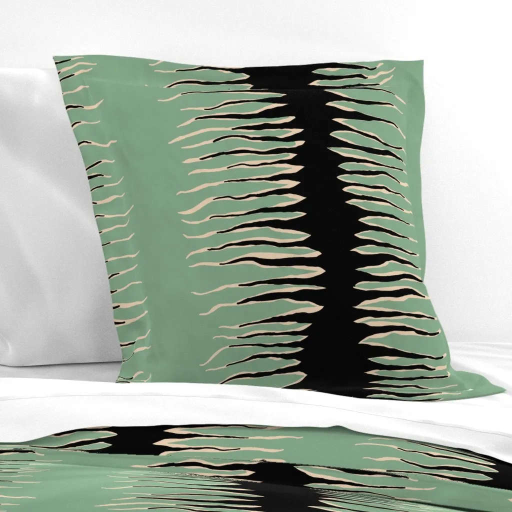 1949 Noir Number 2 Euro Pillow Sham - Black product