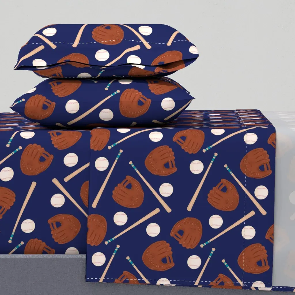 21062 Baseball King Sheet Set - Brown product