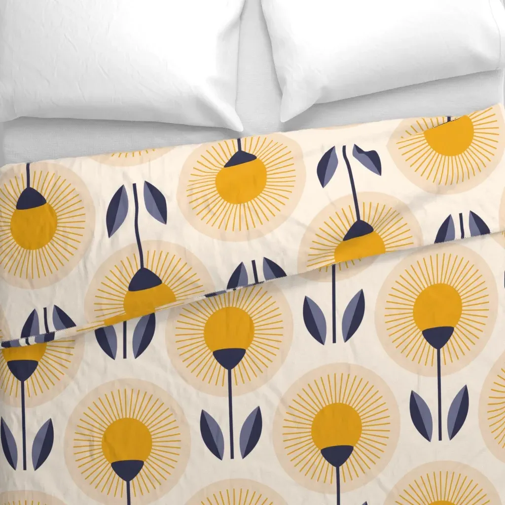 2725 B Extra Large Duvet Cover - Mustard Yellow alternate view