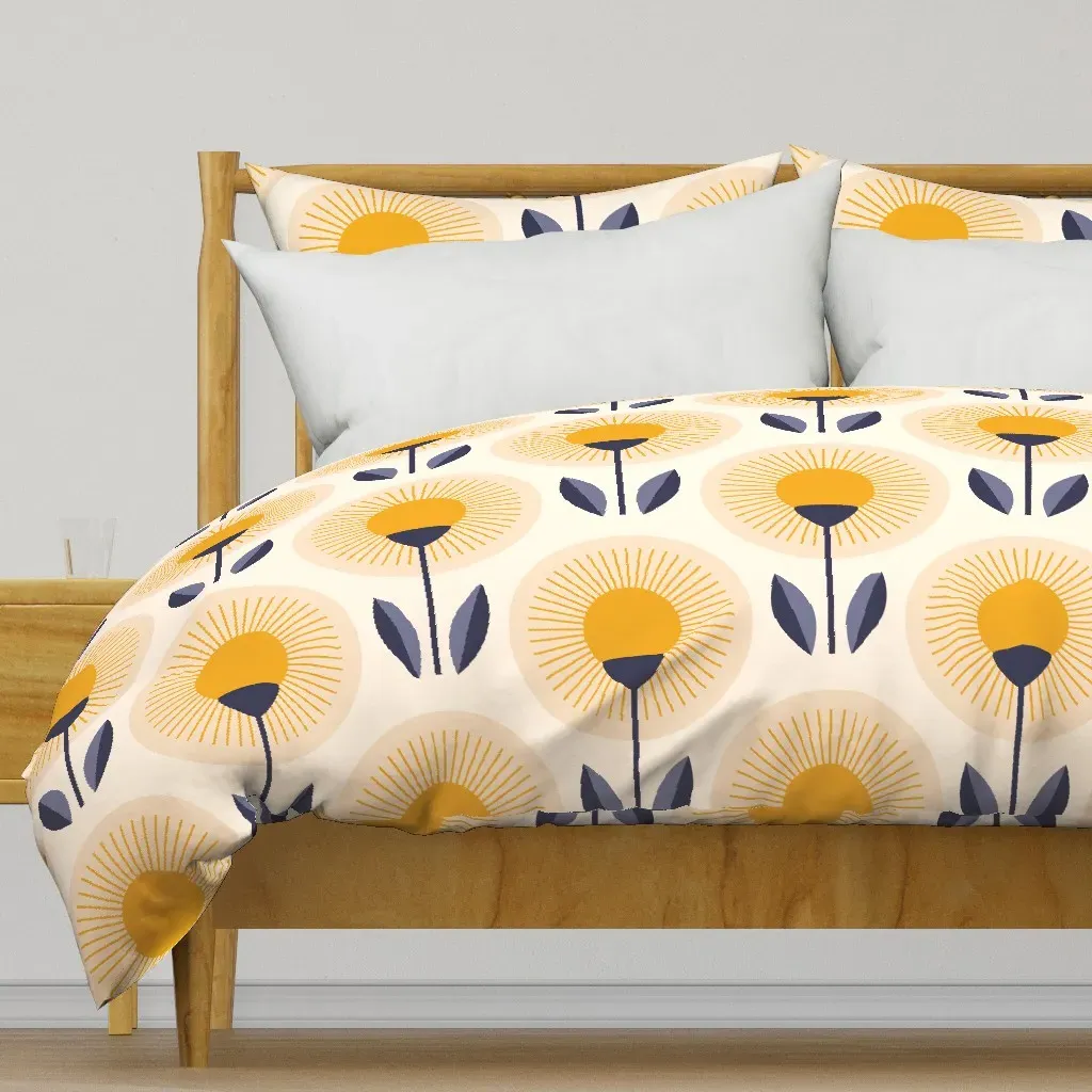 2725 B Extra Large Duvet Cover - Mustard Yellow product