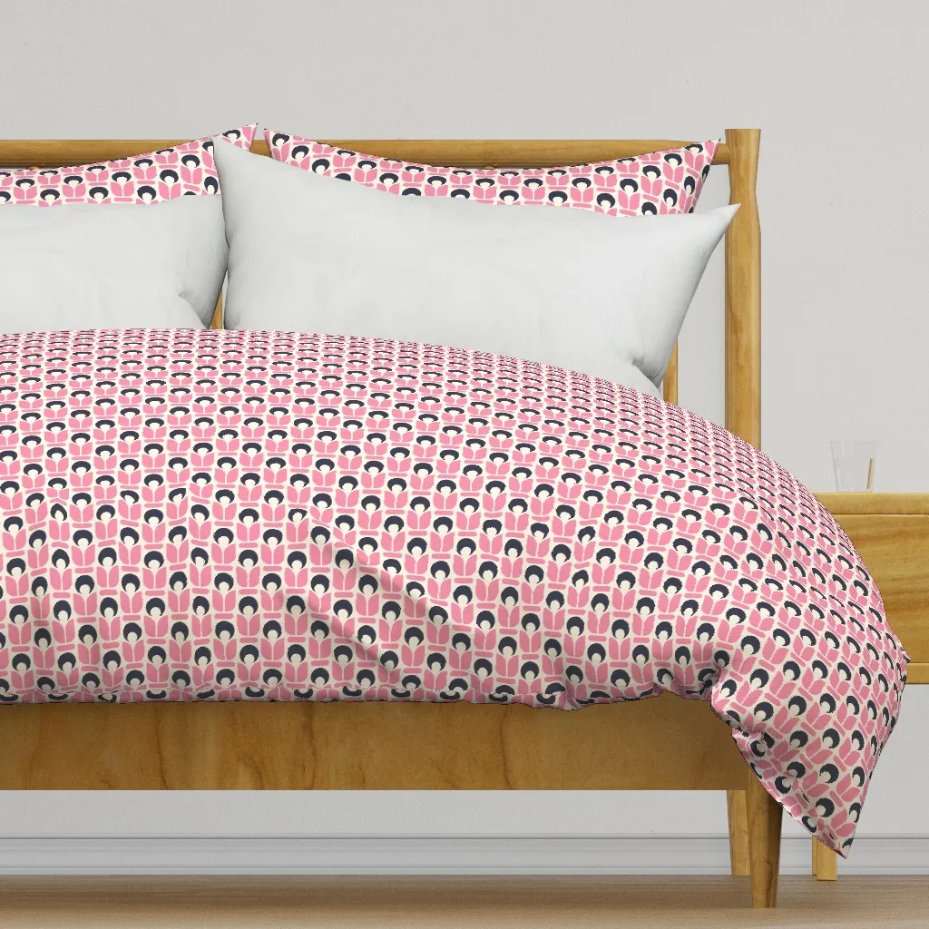 2748 F Small Midcentury Duvet Cover - Pink product
