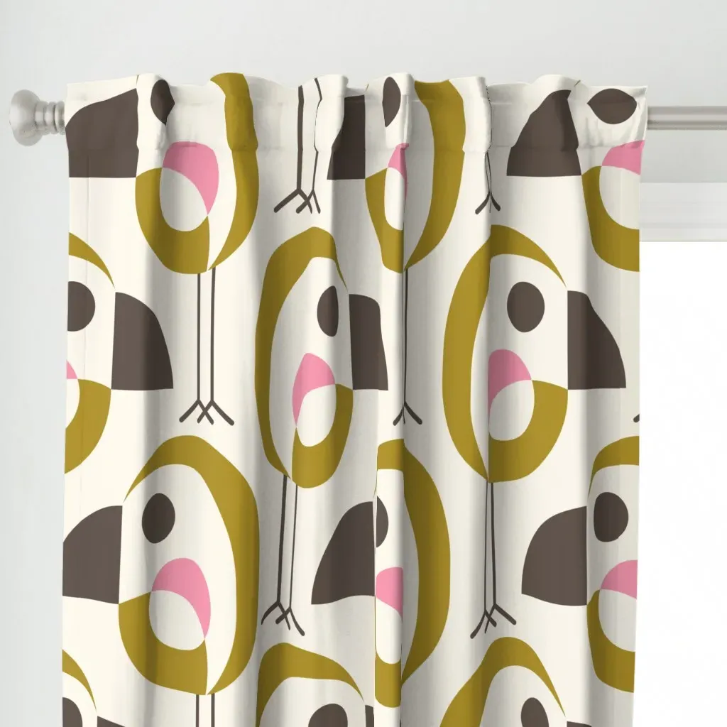 2796 C Extra Large Curtain Panel - Olive Green alternate view