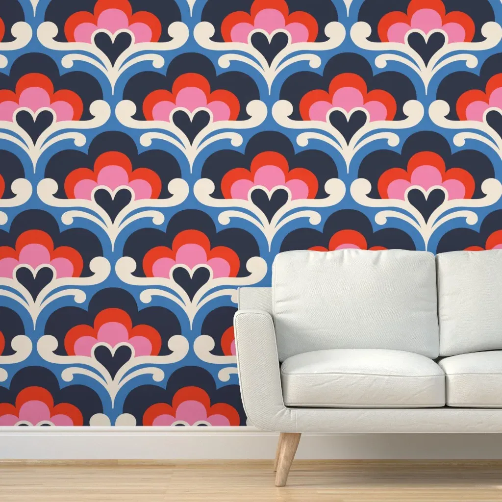 3458 A Large Peel and Stick Wallpaper - Blue product