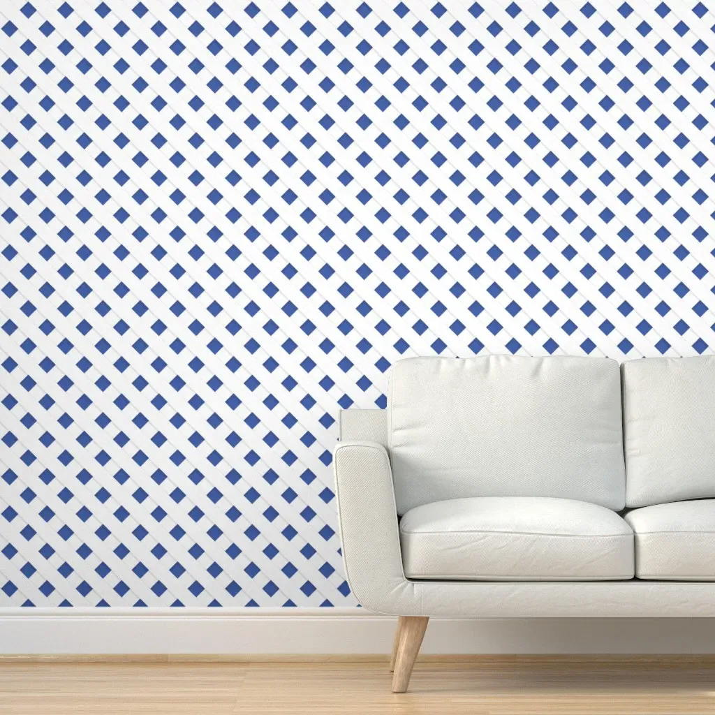 4462Ab Peel and Stick Wallpaper - Blue, White product