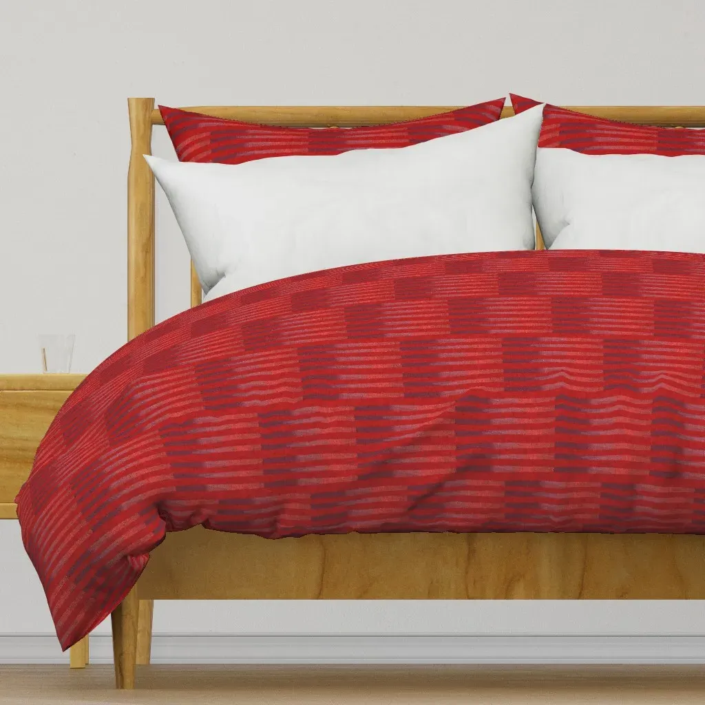 9 Fade In Fade Out Duvet Cover - Red product