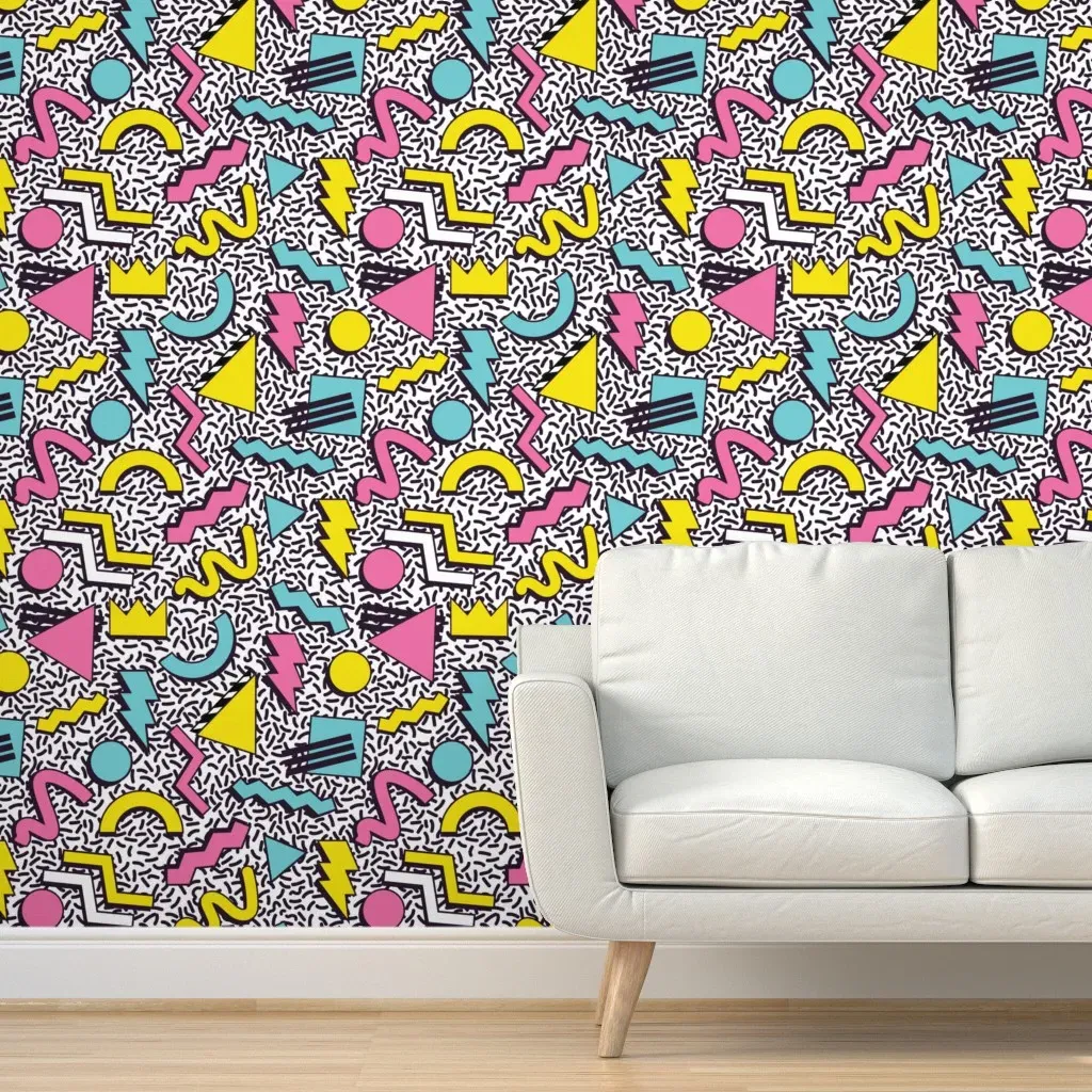 90S Teen Peel and Stick Wallpaper - Pink product