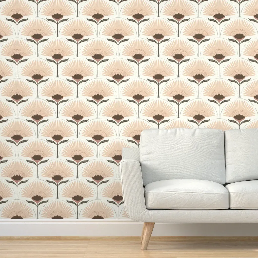 Aara 2.0 Peel and Stick Wallpaper - Peach product