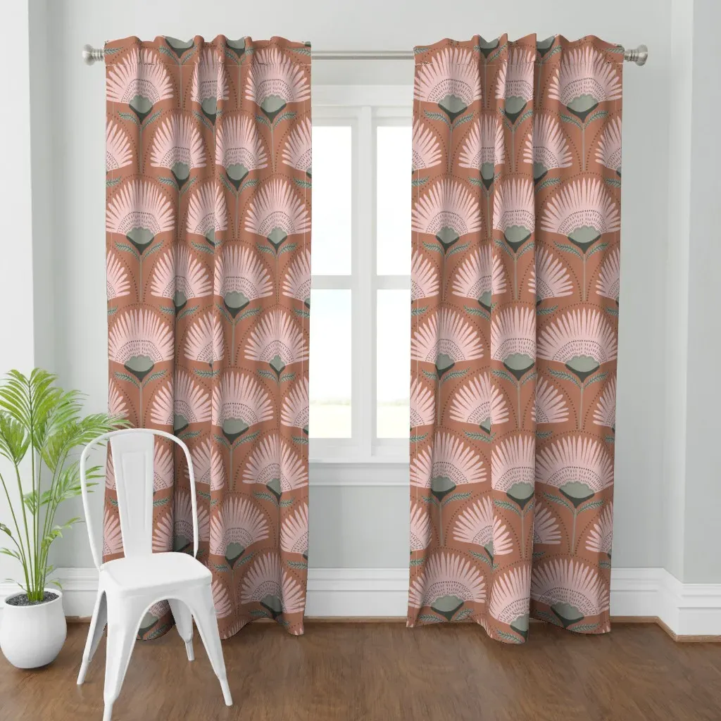 Aara Custom Curtain Panel - Dusty Rose product