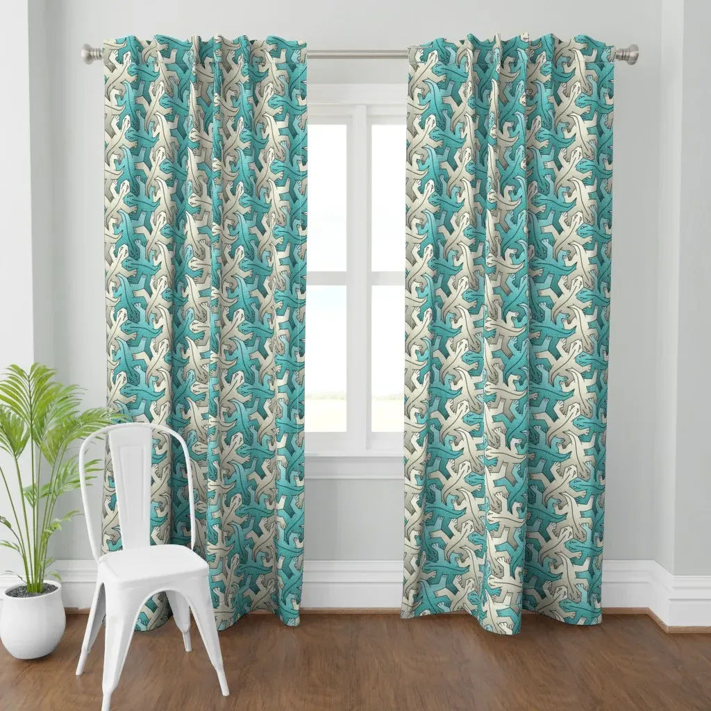 Ab Rp Tesselr 256C Curtain Panel - Teal product