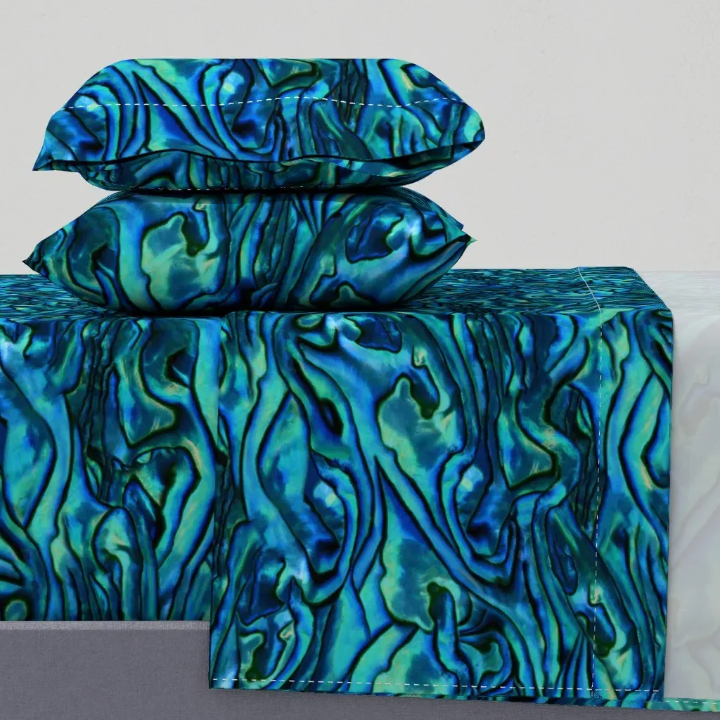 Abalone Blue Queen Sheet Set - Teal product