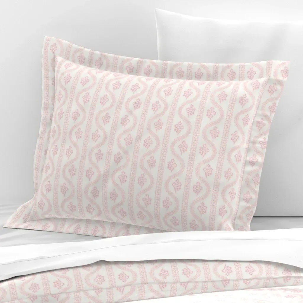 Abigail Dot Rose Standard Flanged Pillowcase - Pink, Cotton Sateen product