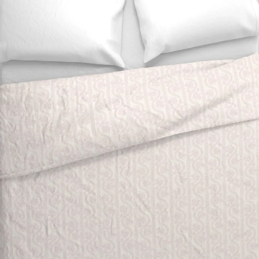 Abigail Serpentine Duvet Cover - Pink alternate view