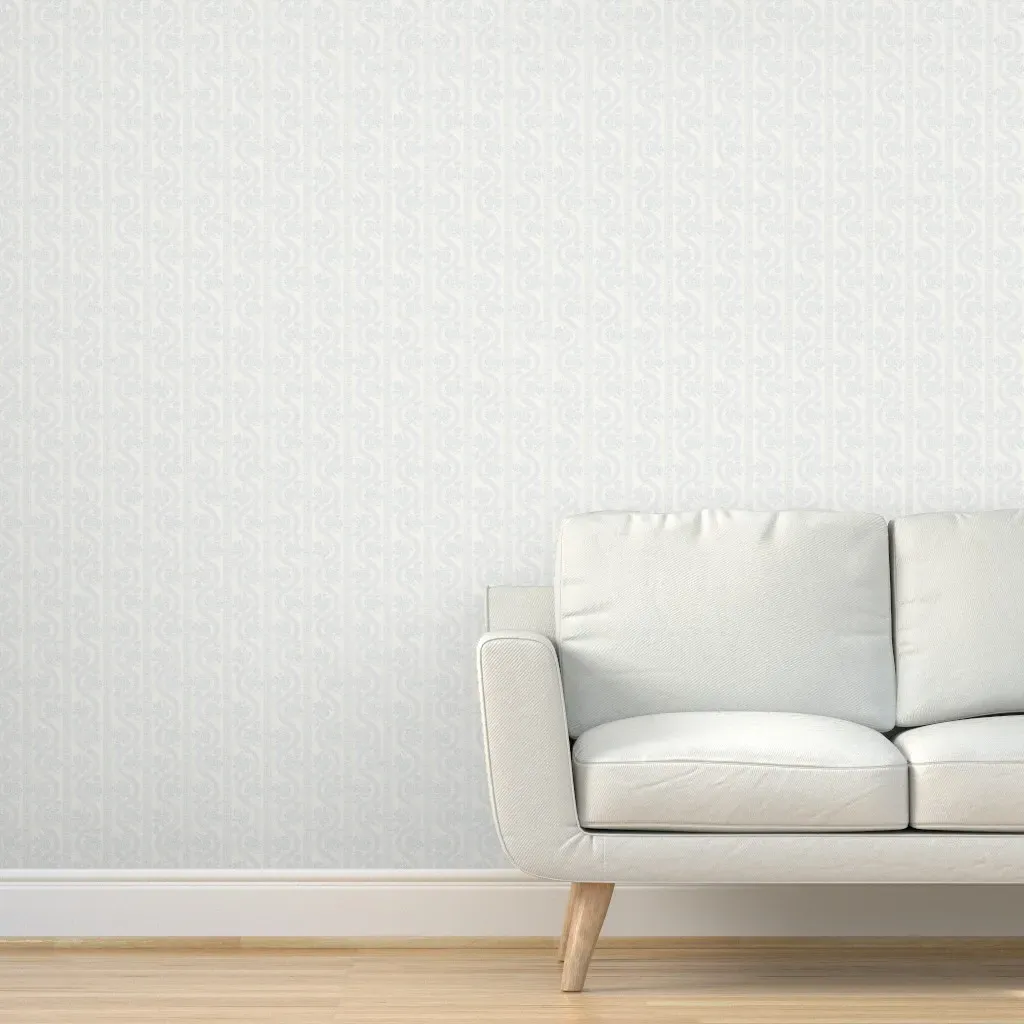 Abigail Serpentine Peel and Stick Wallpaper - Light Blue product
