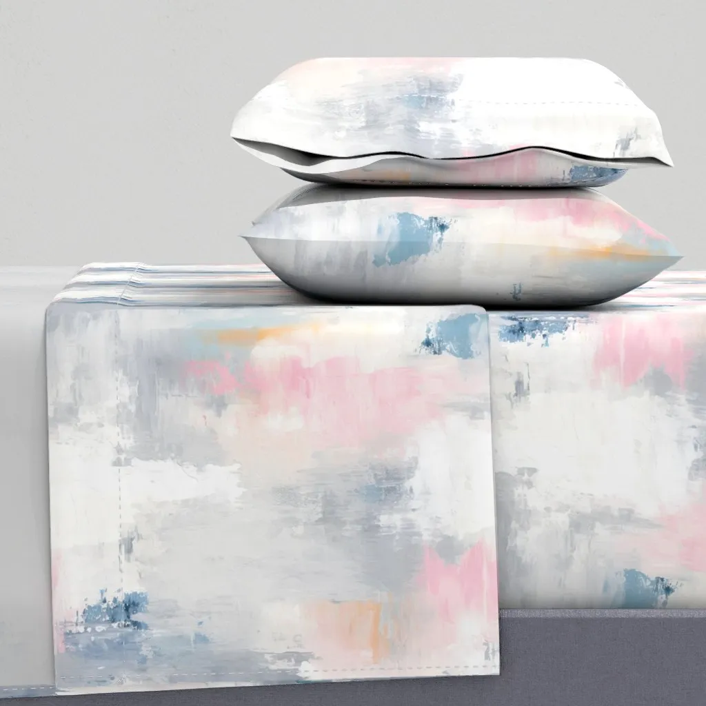 Abstract Cal King Sheet Set - Light Grey product