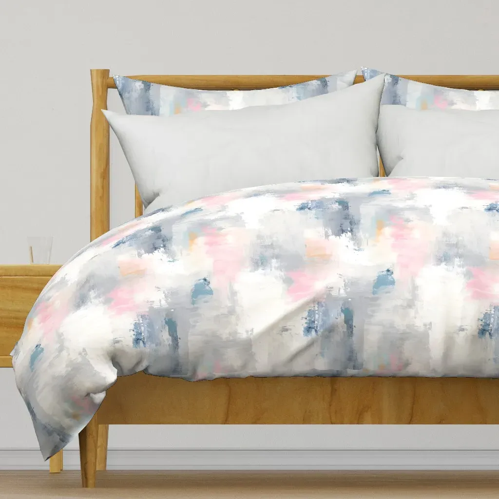 Abstract Duvet Cover - Light Grey product