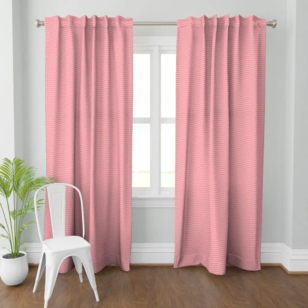 Ac2420C Calm Coastal Curtain Panel - Light Pink product