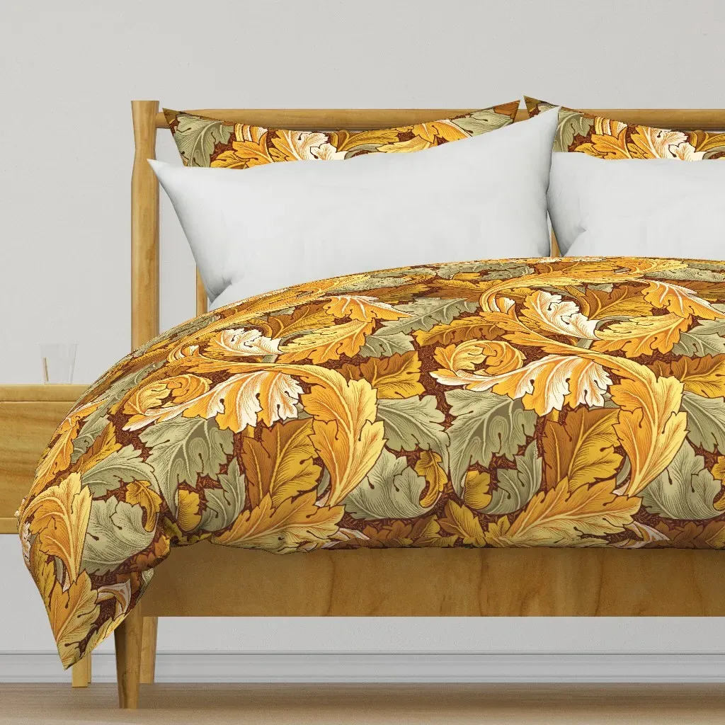 Acanthus Reconstruction Duvet Cover - Golden Yellow product