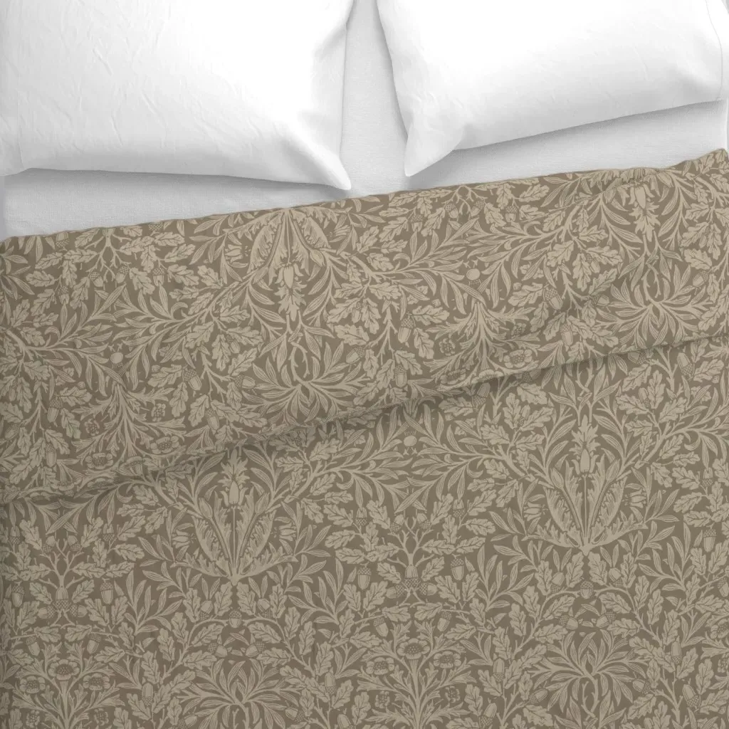 Acorn In Adobe Duvet Cover - Taupe alternate view