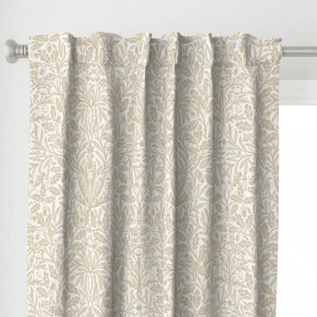 Acorn In Shaker Curtain Panel - Beige alternate view