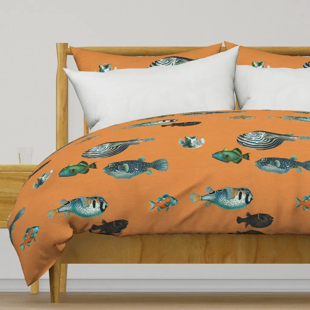 Acquario Fish Duvet Cover - Orange product