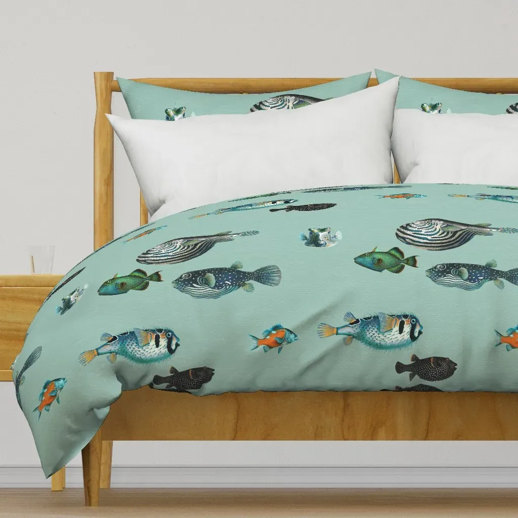 Acquario Fish Duvet Cover - Teal product