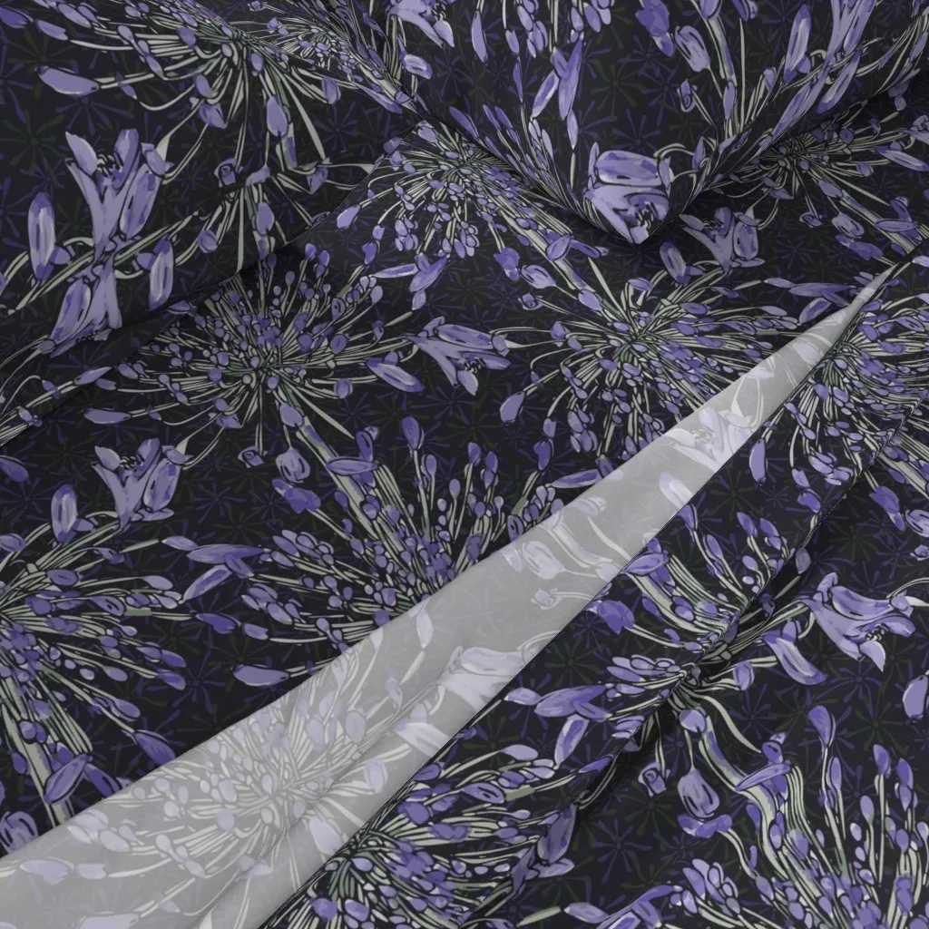 Agapanthus 3 Laurie Queen Sheet Set - Purple alternate view