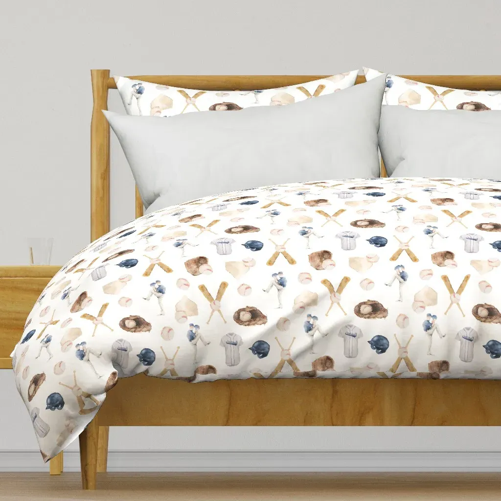 All-Star Slugger Duvet Cover - White product