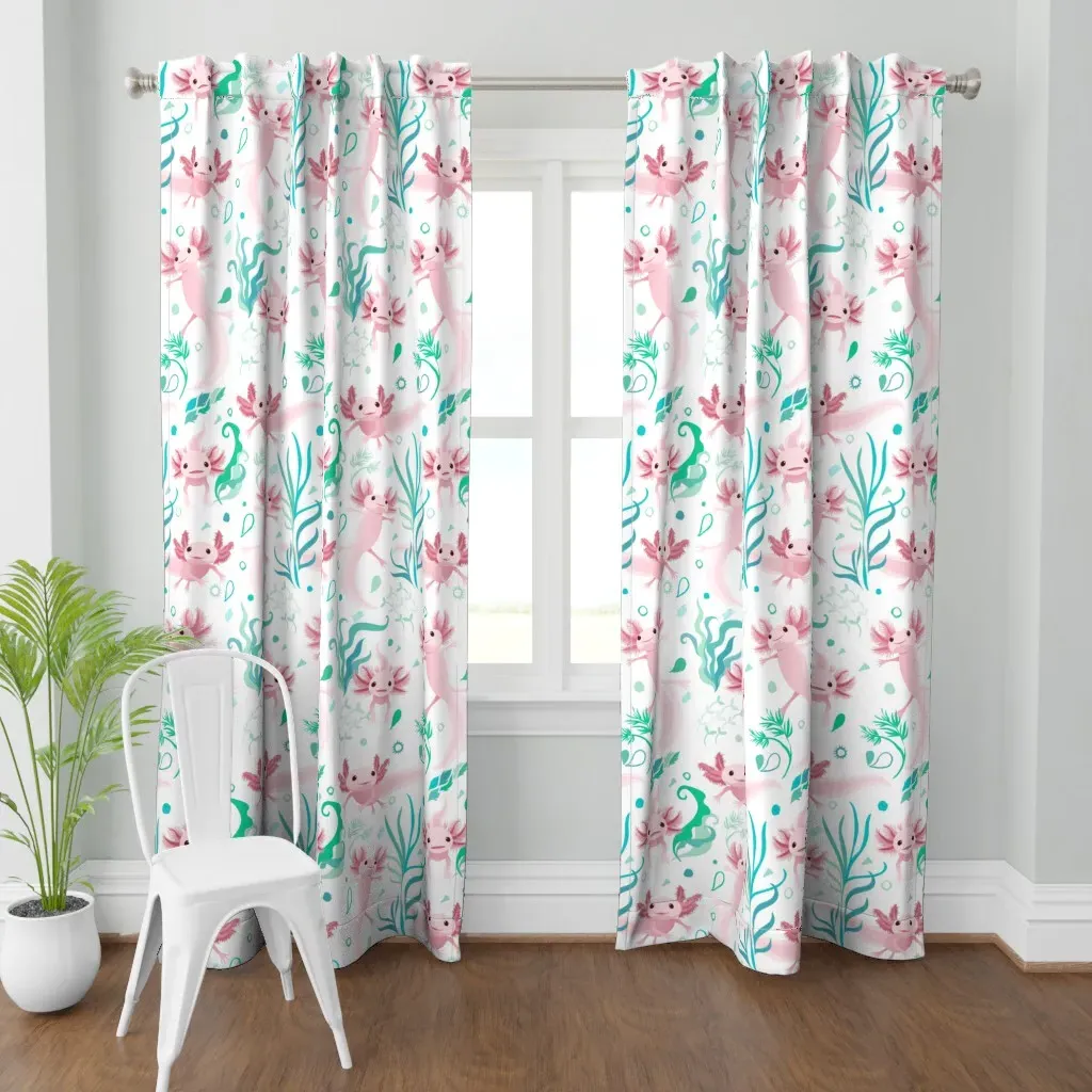 Alotta Axolotls Large Curtain Panel - Pink product