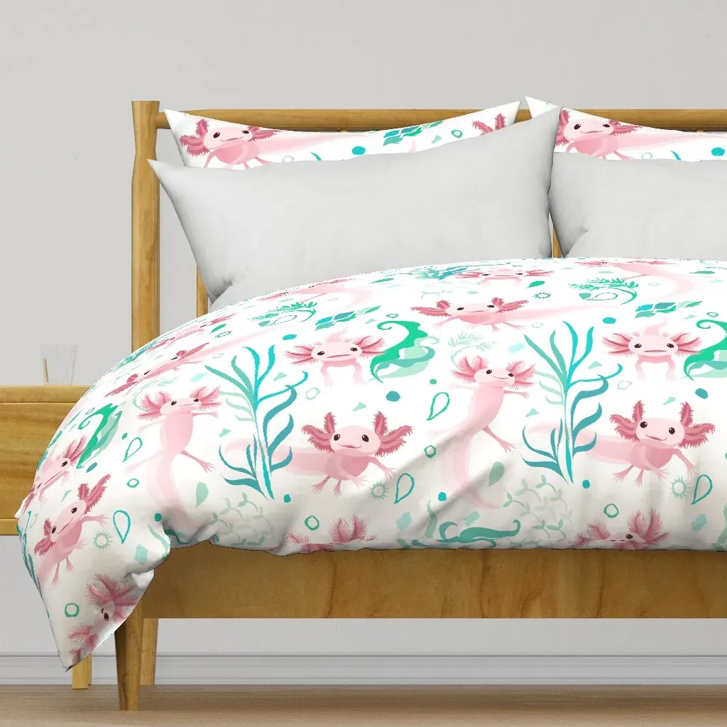 Alotta Axolotls Large Duvet Cover - Pink product