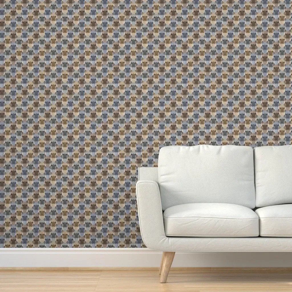 Alpaca Pride Peel and Stick Wallpaper - Beige product