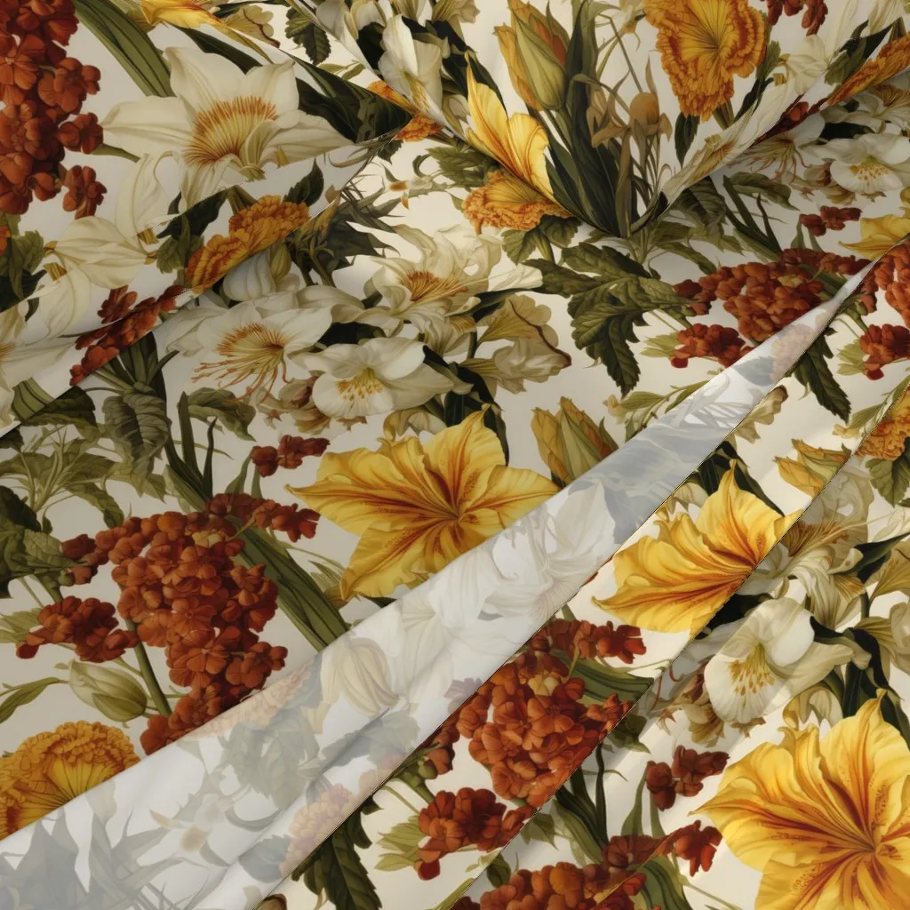 Alpine Autumn Queen Sheet Set - Yellow-Orange alternate view