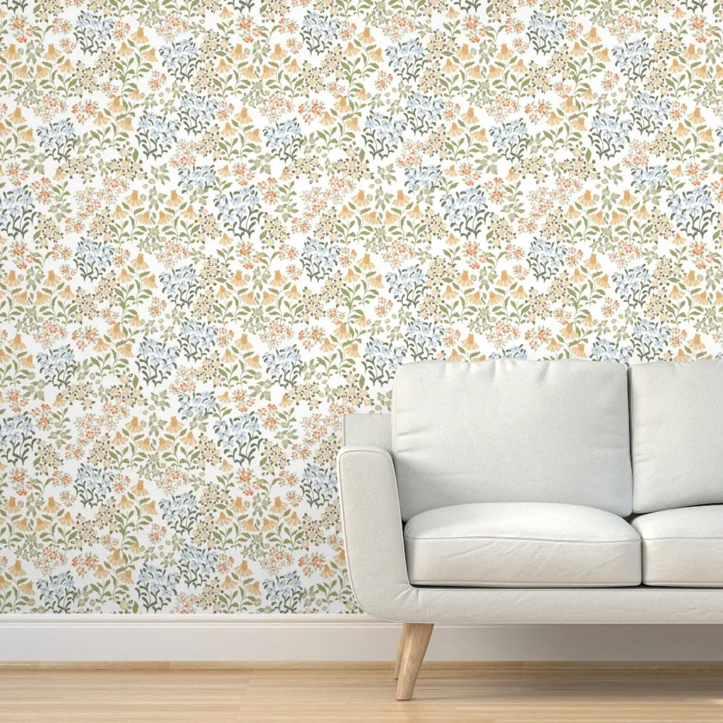 Alpine Meadow Peel and Stick Wallpaper - Yellow product