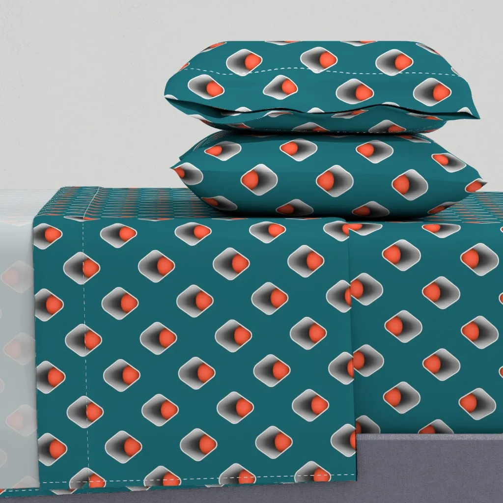 Alyce Queen Size Sheet Set - Orange product