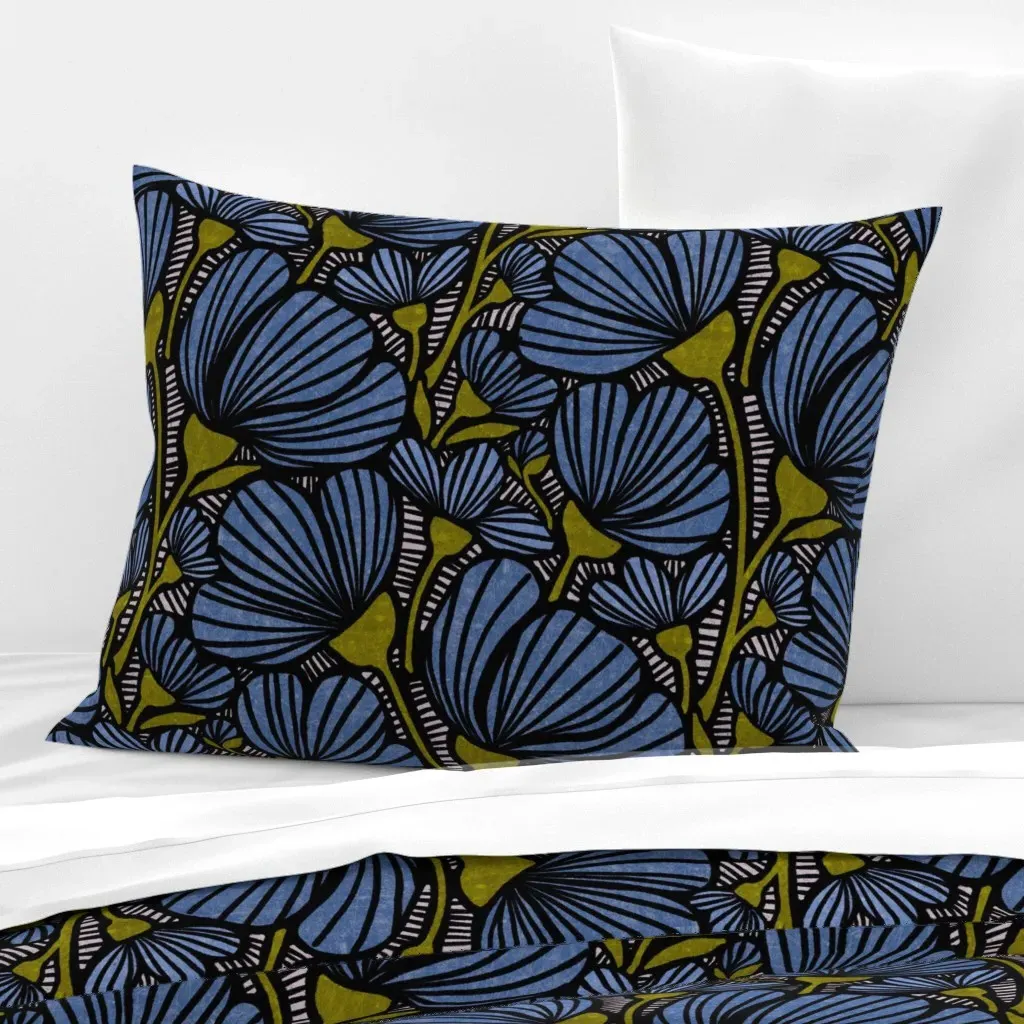 Ambrose Standard Knife Edge Cushion Cover - Navy, Cotton Sateen product