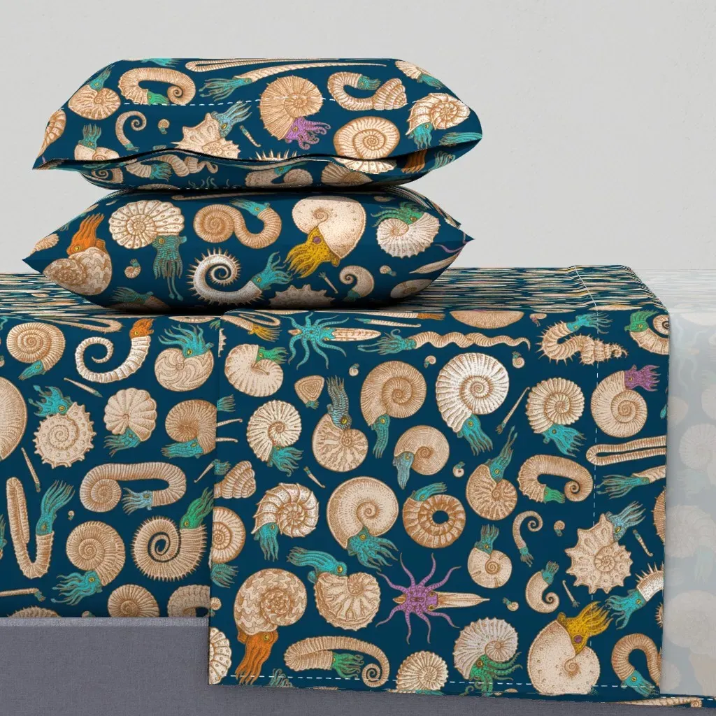 Ammonites Party Colors Full Sheet Set - Beige product