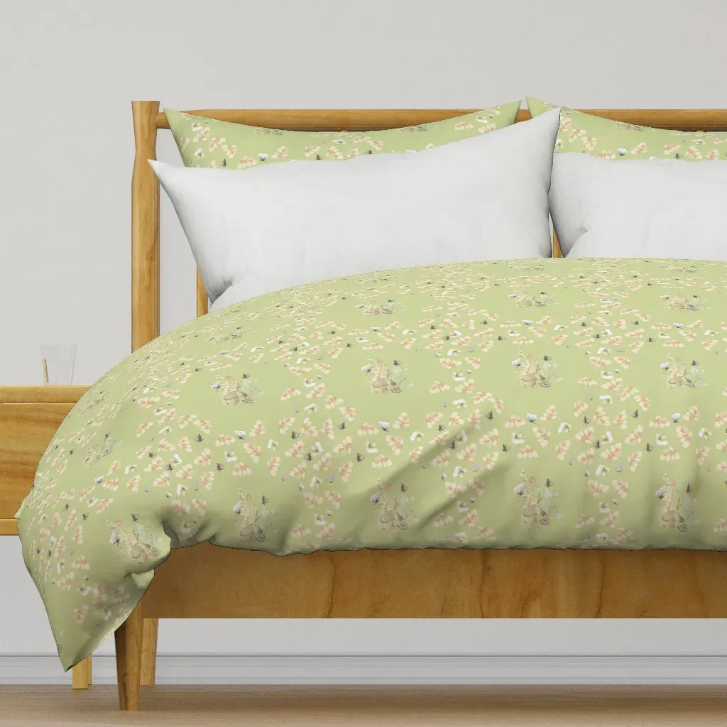 Among The Redwoods Group-02 Duvet Cover - Green product