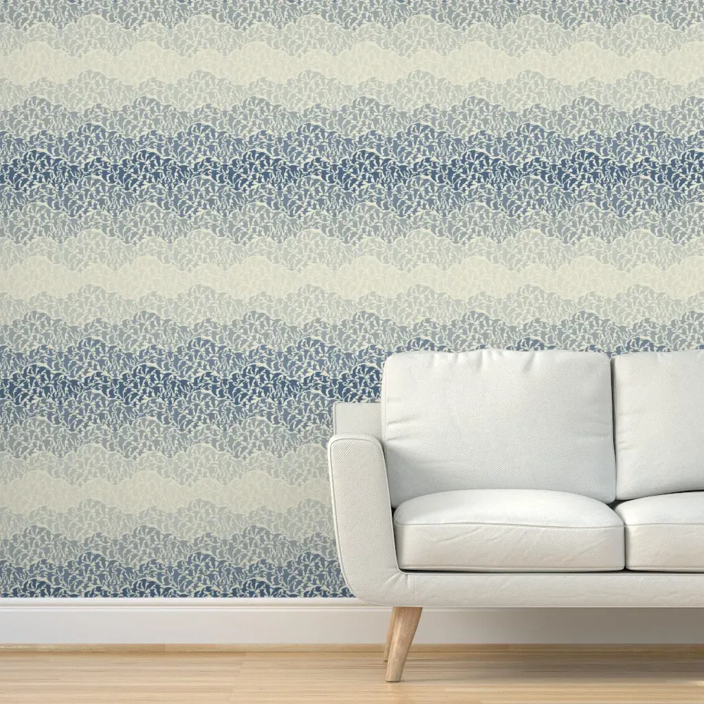 And Then There Were None Peel and Stick Wallpaper - Gray product