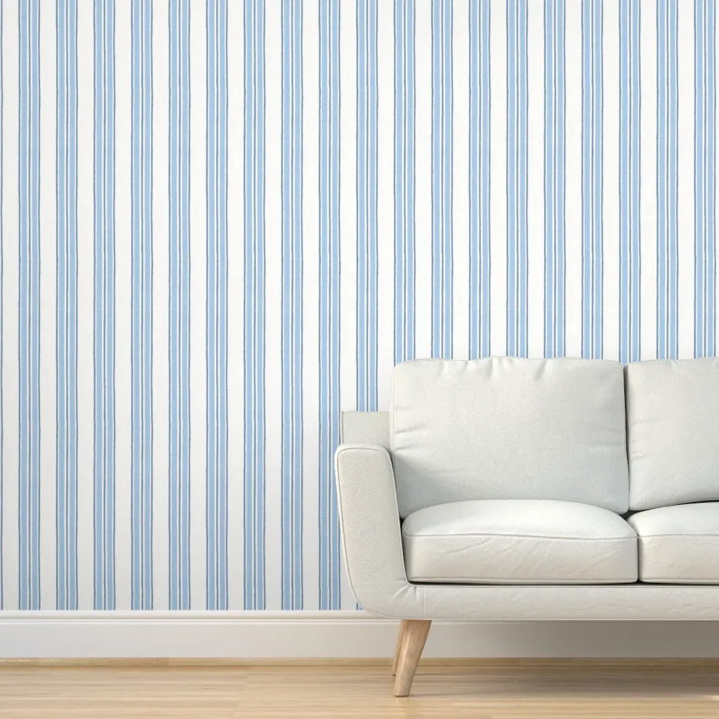 Anderson Stripe Peel and Stick Wallpaper - Blue product