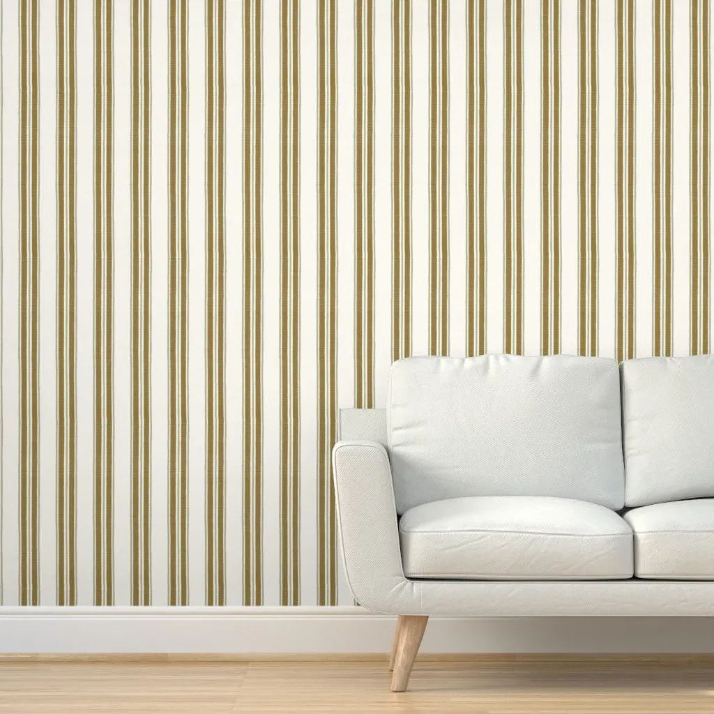 Anderson Stripe Peel and Stick Wallpaper - Gold product