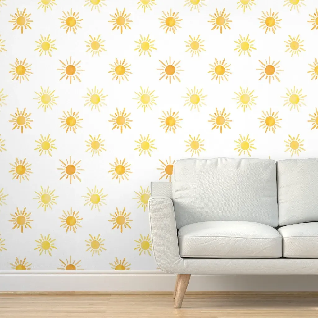 Angelina Maria Designs Summer Sunshine Peel and Stick Wallpaper - Yellow product