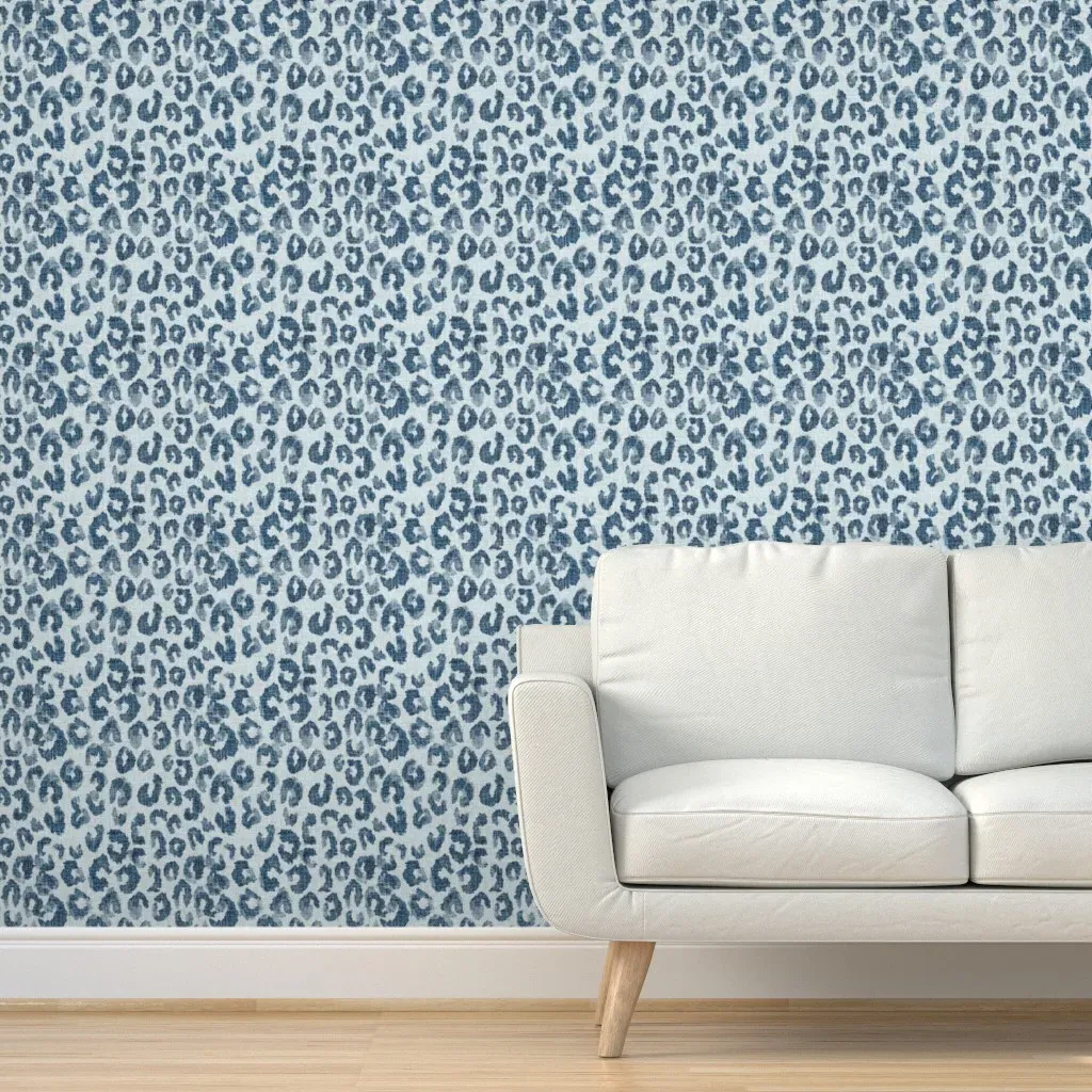 Animal Skin 6A Peel and Stick Wallpaper - Blue, Gray product