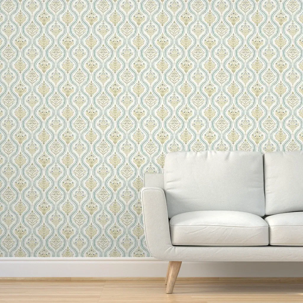 Anne 2 Monticello Two Tone Peel and Stick Wallpaper - Beige product