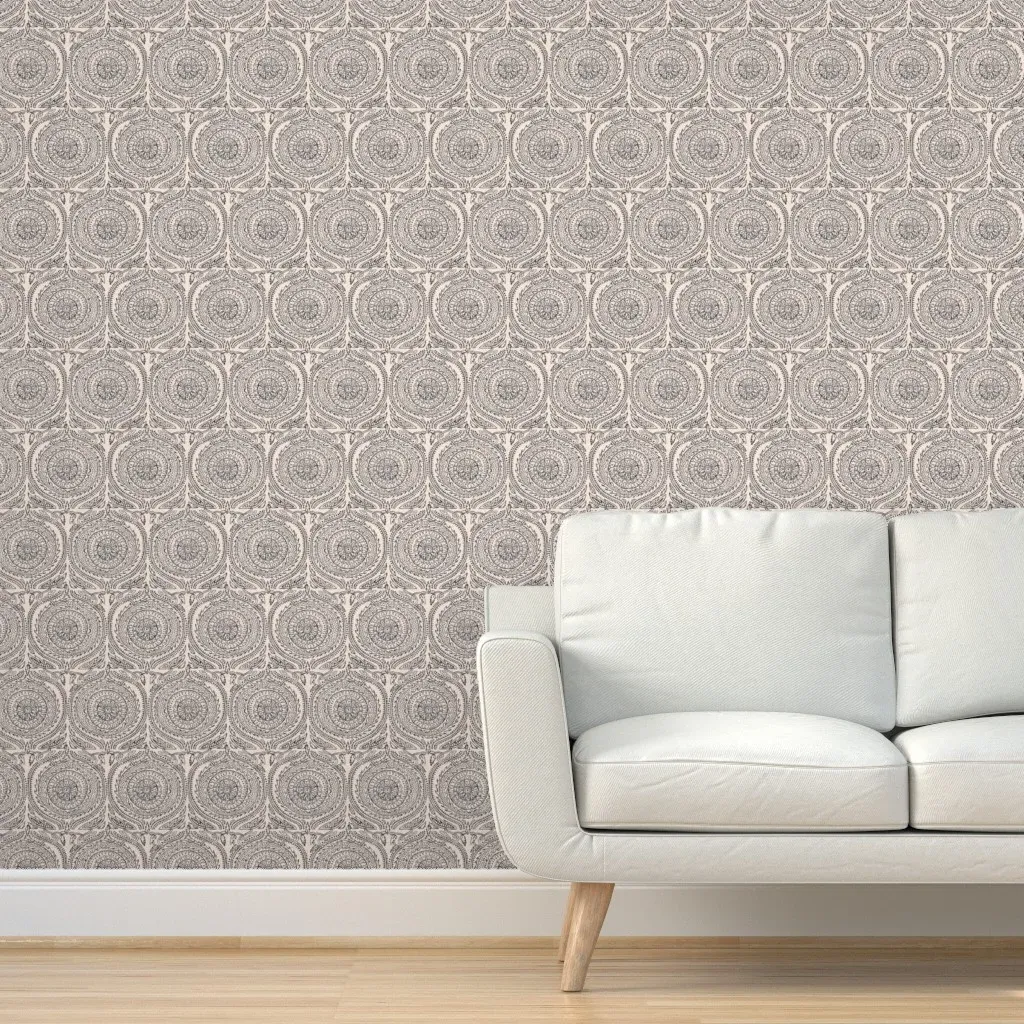 Anthology Of Pattern Elle Sundial Peel and Stick Wallpaper - White product